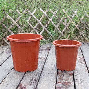Factory Direct Supply E-type red corner basin high angle foot plastic flower pot twelve corner basin base seedling planting Basin
