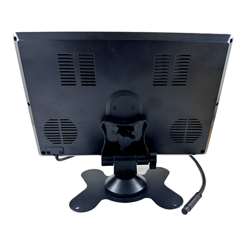 9inch Wide-Angle Ips Lcd Display Screen, Two-Channel Ahd High-Definition Vehicle Monitor for Construction Vehicles and Trucks, Monitoring and Reversing