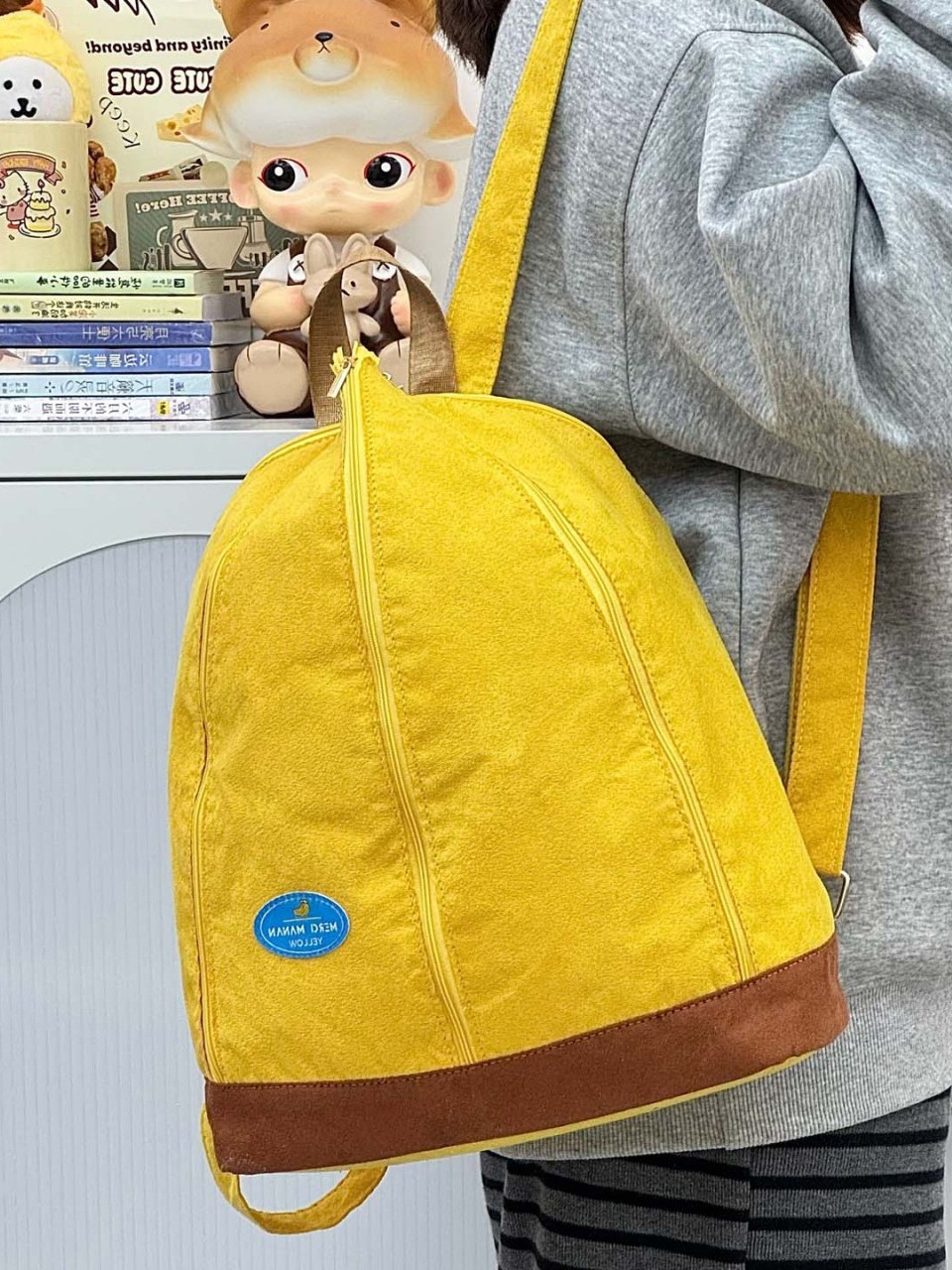 小清新高颜值双肩背包女生2026新款百搭大容量撞色初高中学生书包