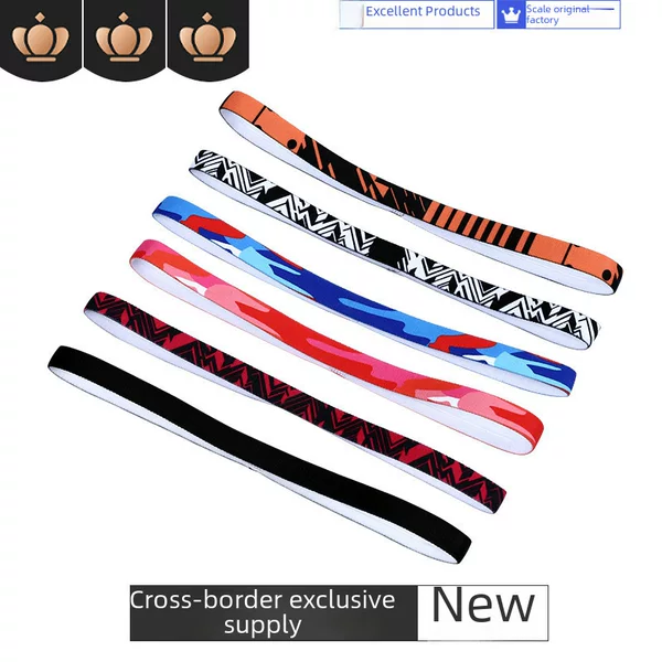 Fitness Sweat-Guided Belt, Sweat-Proof Belt, Custom-Made Logo, Men's and Women's Sports Headband, Sweat-Absorbent Sports Headband, Thin Style
