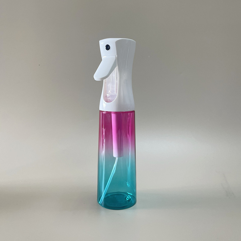 Botella de pulverización continua de 500ml de pulverización de alta presión de plástico de niebla fina, 200 alcohol de jardinería de presión especial para belleza y peluquería