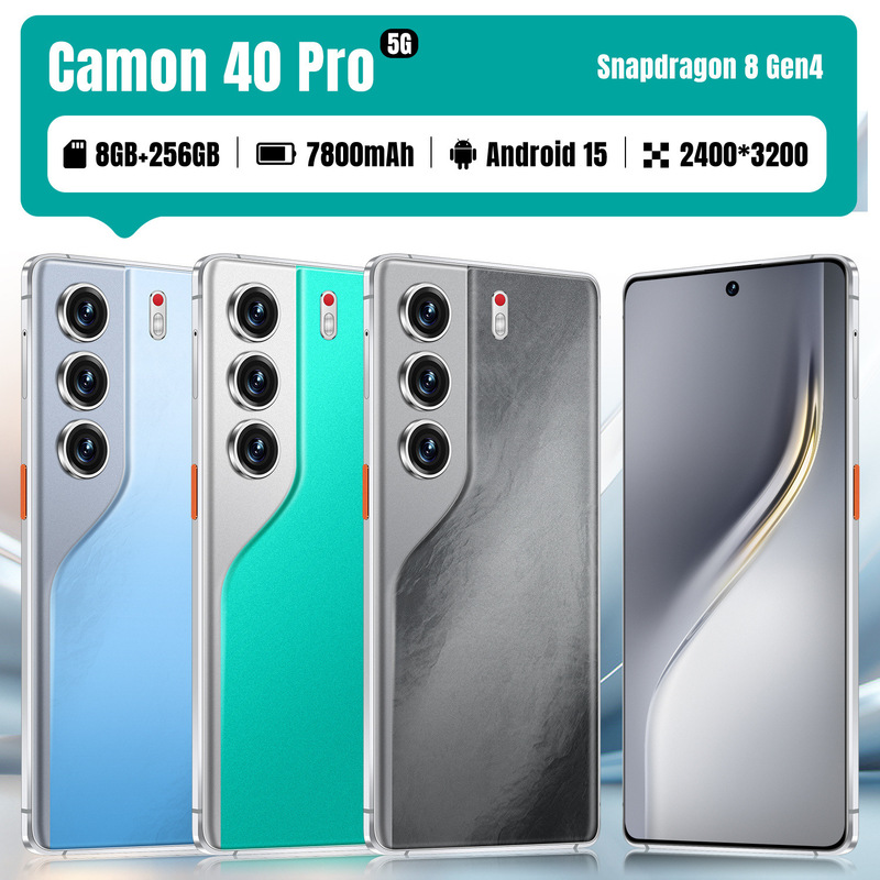 New Cross-Border Mobile Phone C40 Pro Global Version True 4g Large Screen Android Smart All-In-One Machine Built-In Pen 8+256g