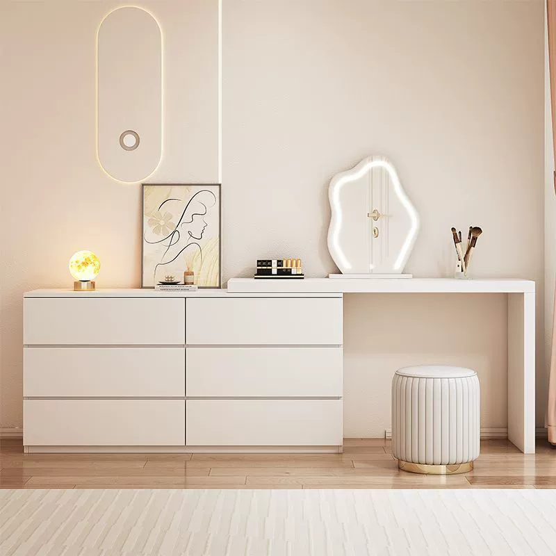 Туалетный столик для спальни, современный простой шкаф, встроенный для маленькой квартиры, легкий роскошный прикроватный шкаф, туалетный шкаф, выдвижной туалетный столик