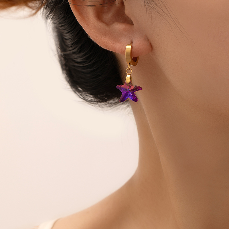10g Weight 0.03µm Gold Plating Thickness Electroplated Gold Plating Process 201 Stainless Steel Ear Needle Material Golden Plated Plating Material Zircon Inlay Material Earrings Classification 1 Pair Quantity Party, Street Occasion 304 Stainless Steel Material Palm, Star, Heart Shape Pattern Women's Gender Casual, Simple Style, Streetwear Style Plating Craft 1 Pair Casual Simple Style Streetwear Palm Star Heart Shape Plating 304 Stainless Steel Zircon Stainless Steel Earrings 3