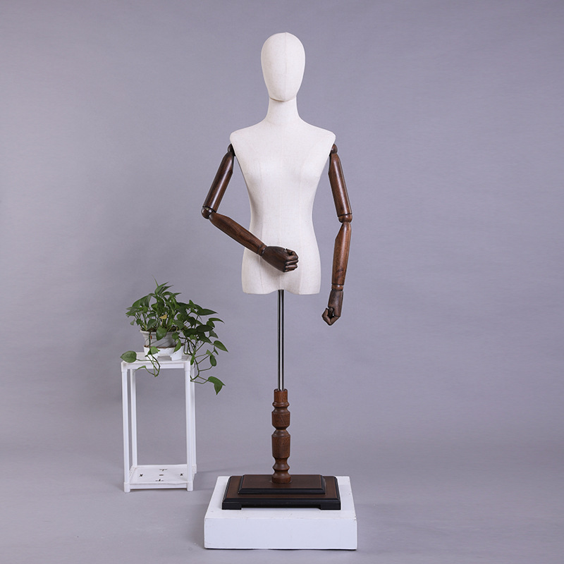 Estilo coreano tienda de ropa modelo apoyos ventana femenina soporte de exhibición mesa de maniquí modelo de ropa de mujer estante antiguo modelo de vestido de boda
