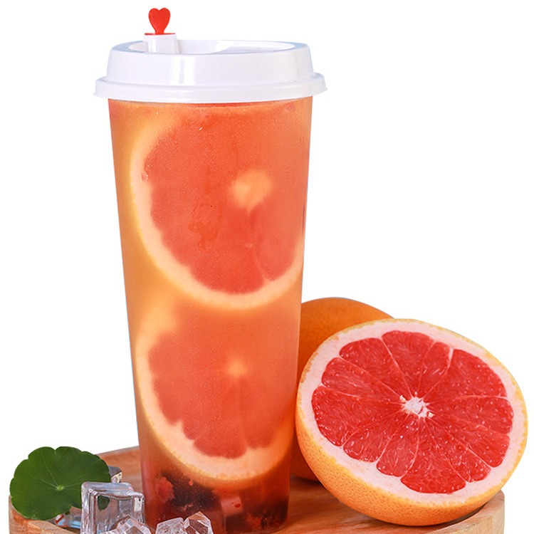 Taza hogar 90 calibre 700ml transparente Naixue Xi té leche taza de té de inyección desechable taza de bebida fría con tapa