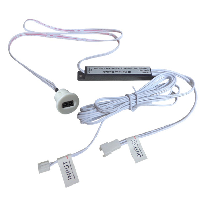 Tuodi cerrada interruptor del sensor 6-24V amplio voltaje de salida puerta de la luz de apertura de la puerta de cierre armario Gabinete de luz LED image 1