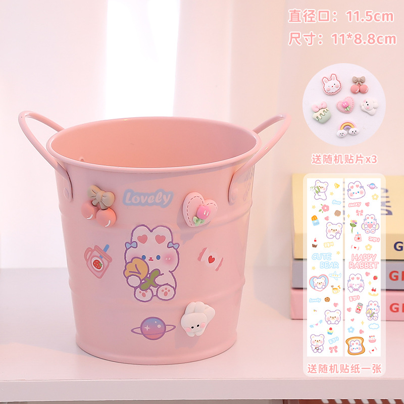 Titular de la pluma creativa DIY escritorio caja de almacenamiento chica corazón niños chica estudiante de gran capacidad simple titular de la pluma al por mayor