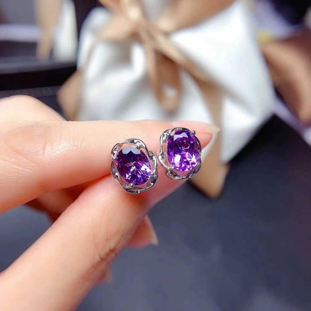 Fresh Ruby Pomegranate Earrings — Simple, Elegant Design by 展仪; copper-gold or copper-platinum