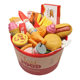 Douyin Burger Tent Pretend Play Simulation Kitchen French Fries Fried Chicken Burger Role Play Interactive Set Toy