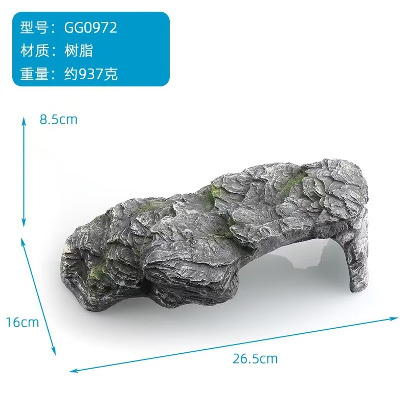 Mascota trepadora, tortuga, terraza trepadora, araña, hámster, lagarto, guardián, serpiente, refugio, decoración de resina, decoración, descanso, decoración, alimentación