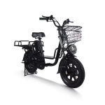 欧洲电动脚踏自行车雪地碟刹助力16寸外卖电动车跨境专供送餐