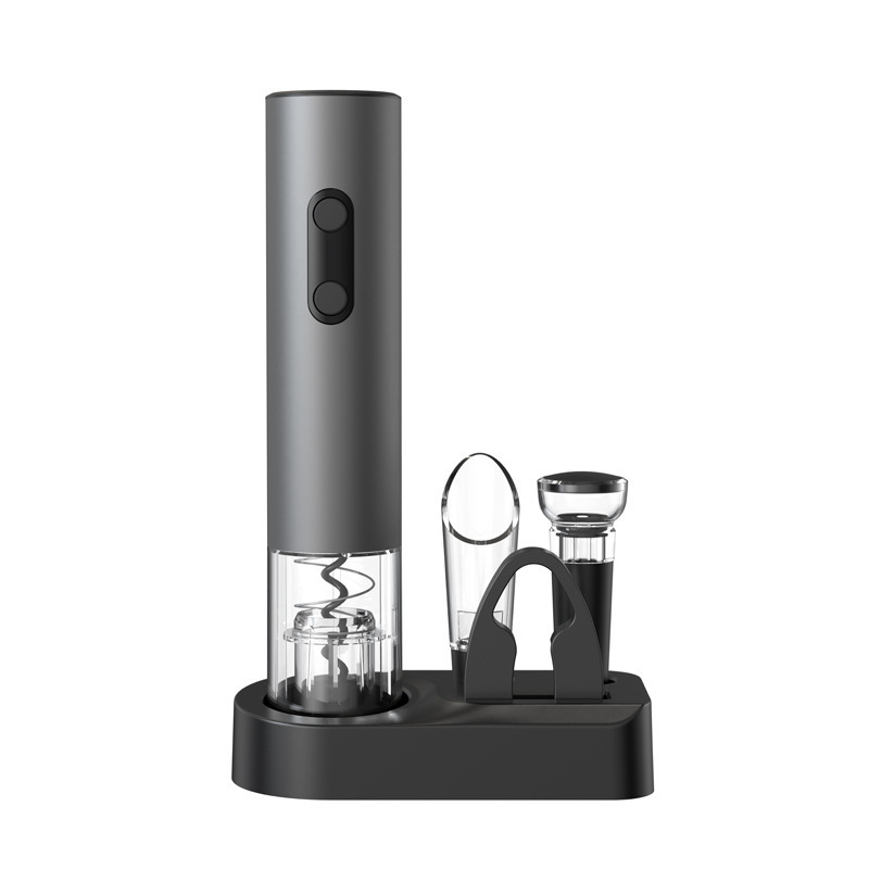 Abrebotellas de vino tinto recargable abrebotellas eléctricas abrededor automático corcho de vino tinto decantador juego de caja de regalo