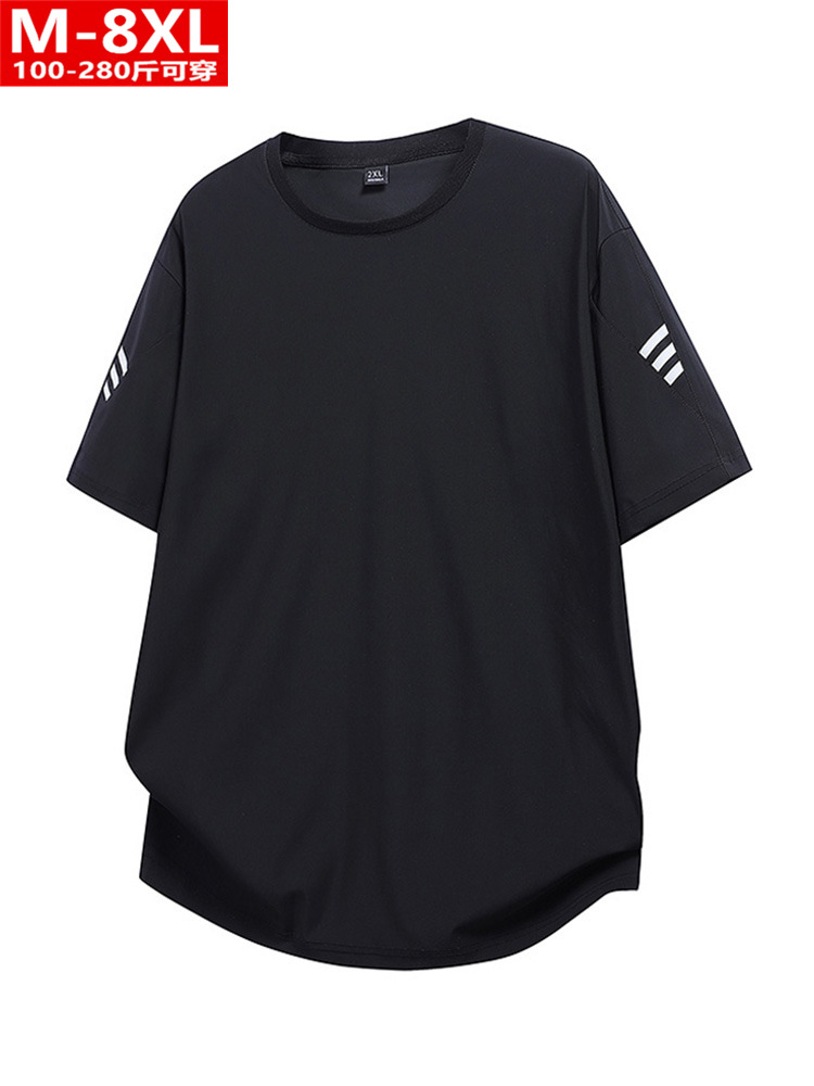 Summer silk breathable quick dry sports T-shirt for leisure