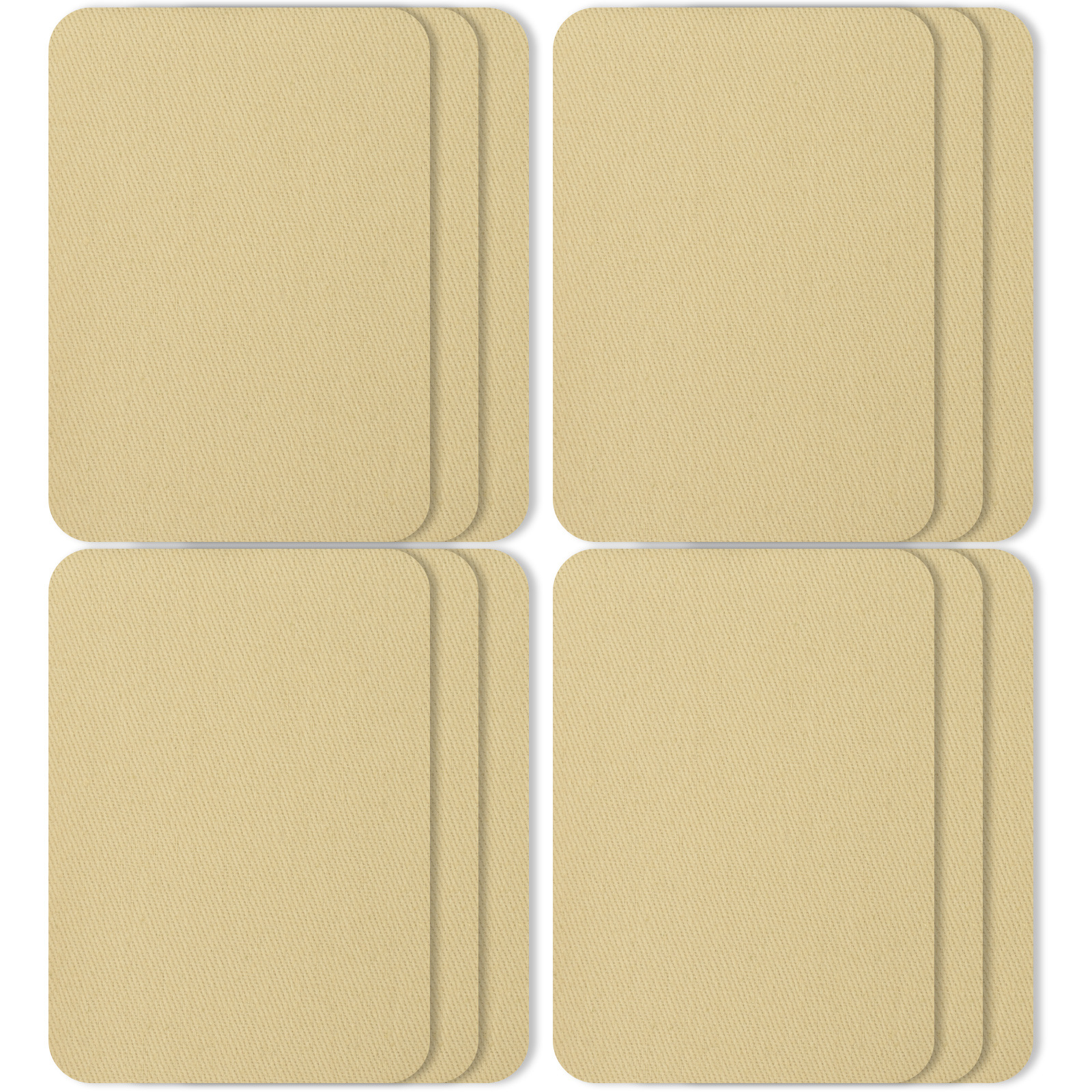 Parche de tela de algodón al por mayor parche de manga cuadrado parche de mezclilla camisa de suéter adhesivo de alta calidad parche de codo parche de rodilla