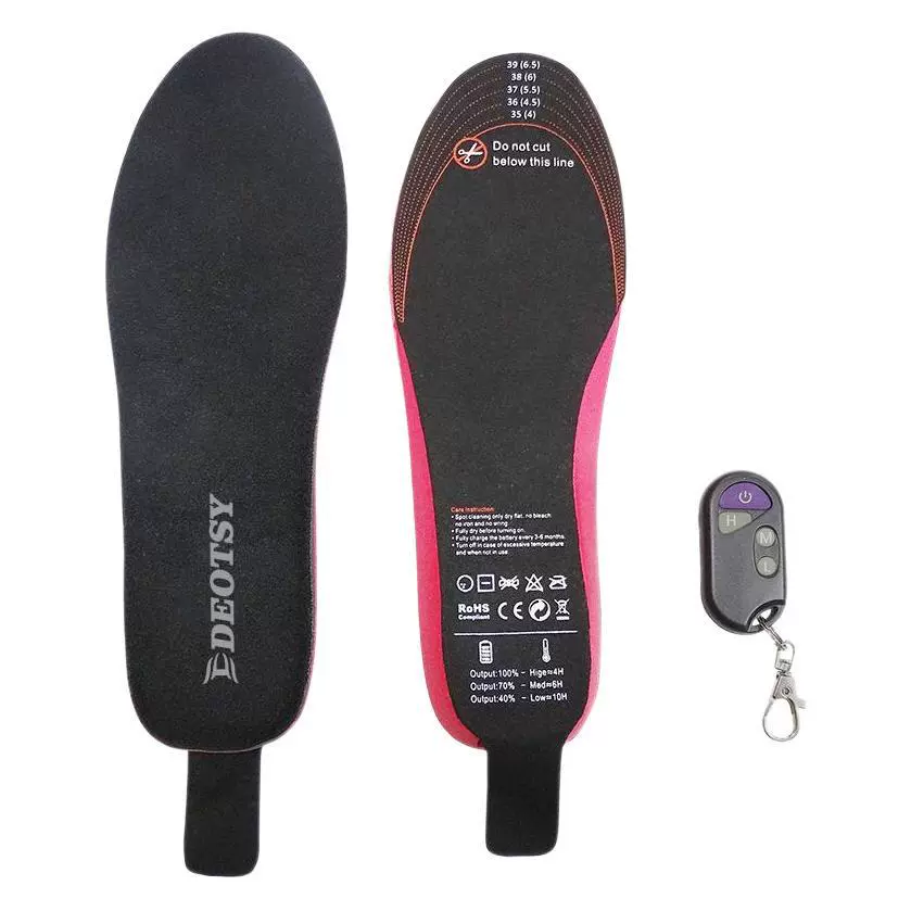 German-EU Tech Ski keep warm insoles, remote control