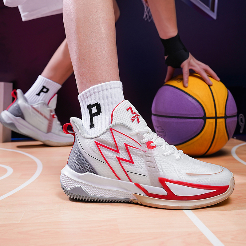 Basketball Shoes for Student Team Training Men's and Women's Breathable Shoes Wear-resistant Shock-absorbing Rebound sneaker Basketball Shoes for Student Team Training Men's and Women's Breathable Shoes Wear-resistant Shock-absorbing Rebound sneaker