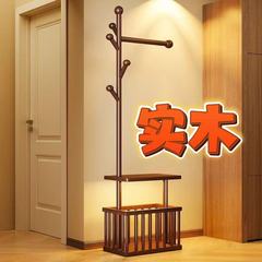 实木衣架落地立式衣帽架新款多功能挂衣架衣帽架一体卧室床边其他