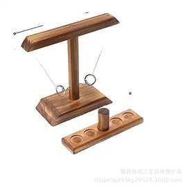 Ring Toss Games抛环游戏桌面抛环挂钩射击玩具游戏投掷钩环玩具