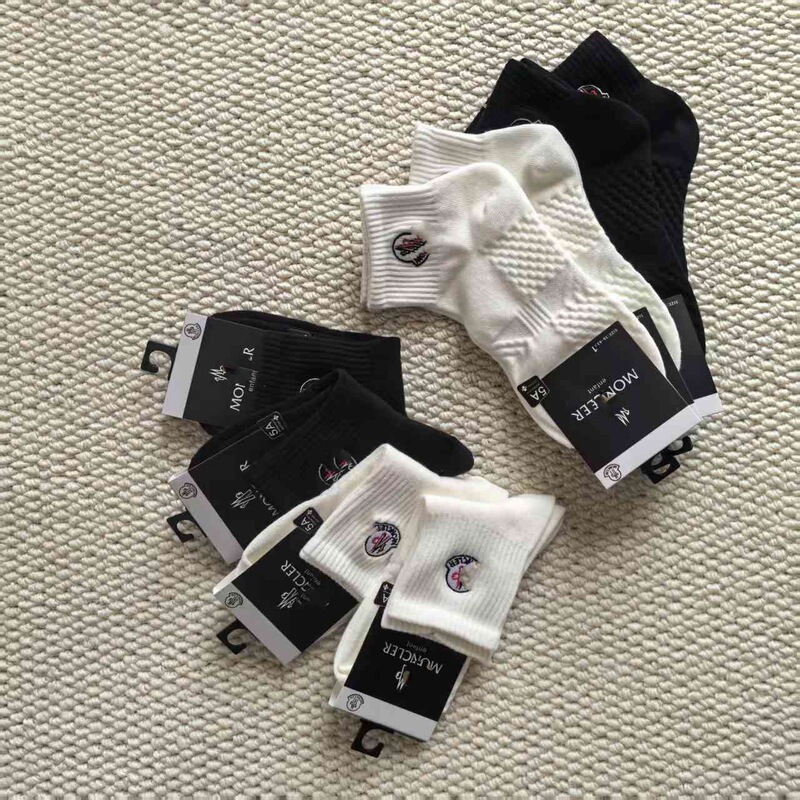 Mk Mengjia Cotton Socks Short, Medium, and Long Tube All-Season Unisex Sports Embroidered Massage Sole Couple Socks Black and White Wholesale Dropshipping