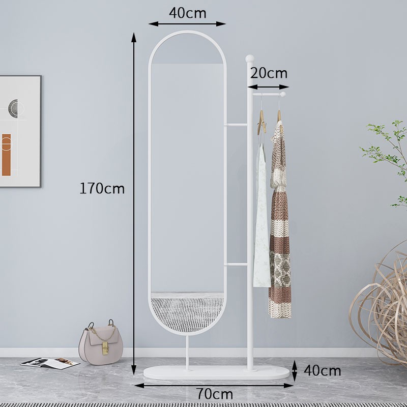 화이트 드레싱 미러 B 롱 70_wide 40_high 170