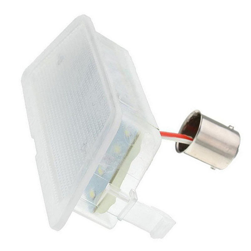 Suitable for Opel Astra G 98-04 license plate lights, 18 LED white lights, transparent frame, 1 piece, a popular item for cross-border sales