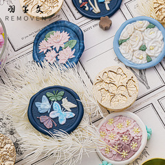 原創火漆印章多多系列Ⅱ浮雕滿印賀卡封信禮品火漆印章