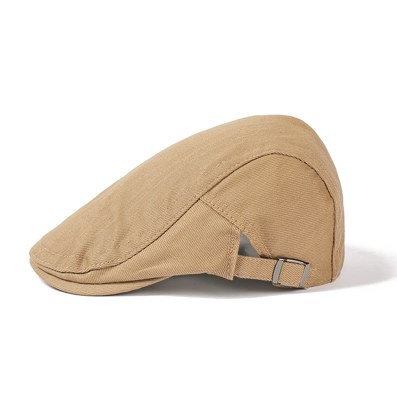 Baixiaoyuan japonés retro peaked Cap hombres y mujeres artístico boina monocromo sombrero Amazon sombrero delantero