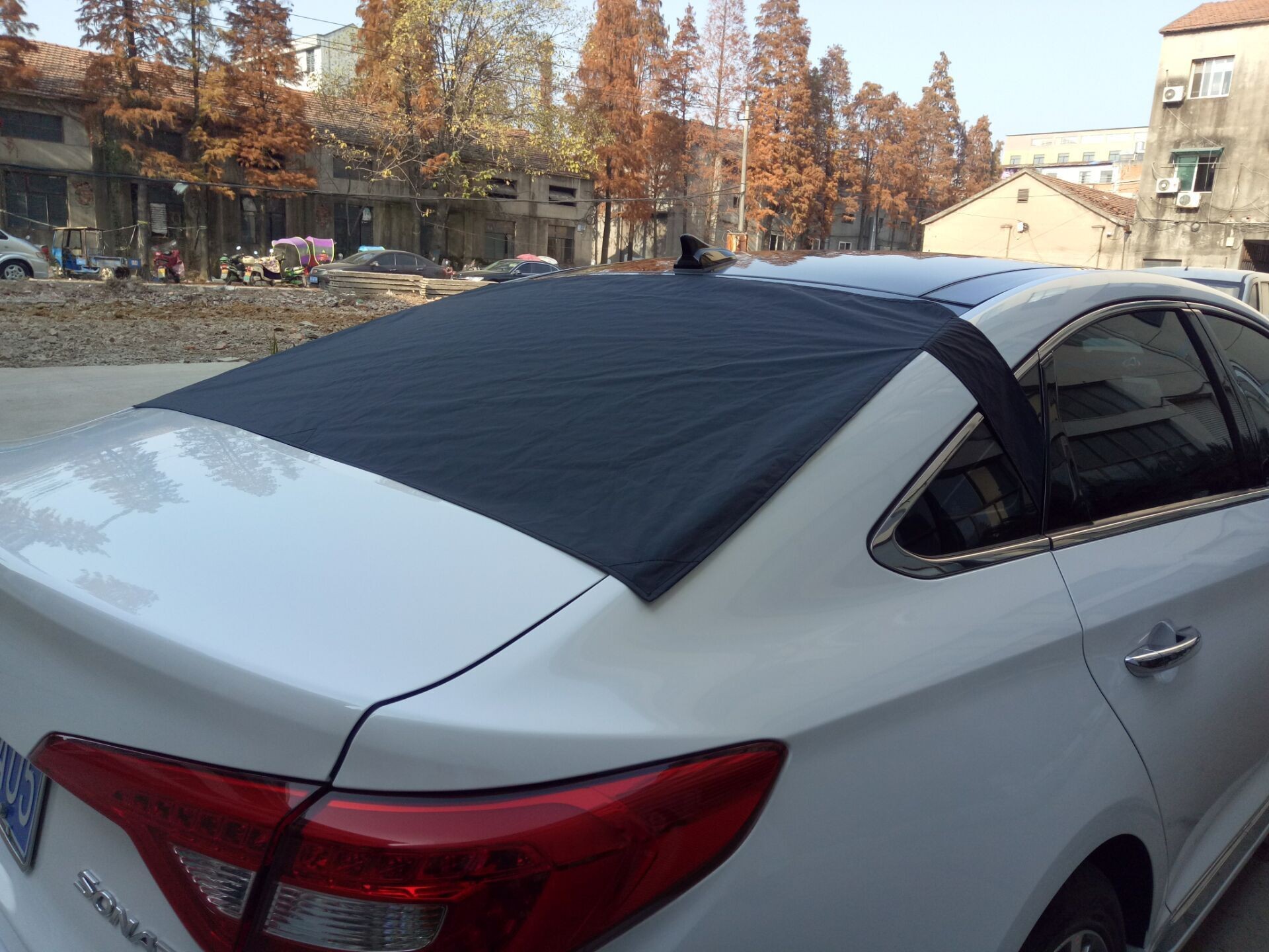 Rear Windshield Cover Black Snow Shield Anti-Freeze Car Snow Guard Anti-Icing Window Half-Cover Protector