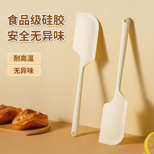 Heli Silicone Scraper Cream Spatula Oil Brush Food Grade Baking Tools High Temperature Resistant Integrated Scraper Scraper