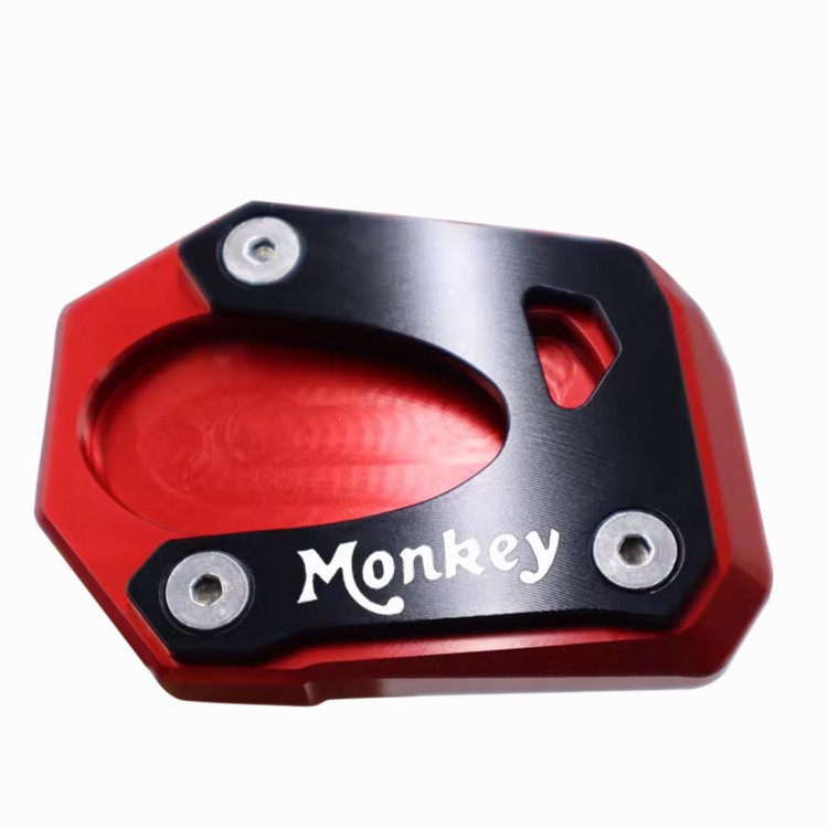 Suitable for 15-24 Models of Honda Monkey125 Side Stand Enlarger, Kickstand Widening, and Anti-Slip Pad Accessories