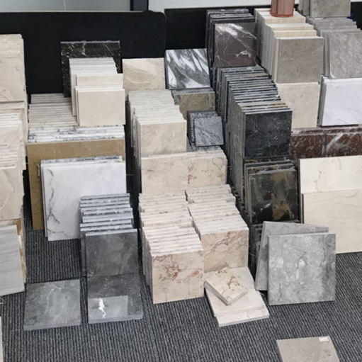 Marble sample stone sample natural marble 15*15 small sample hole stone lime stone luxury stone window sill desktop