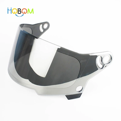 Motorcycle Full Helmet Windshield Dəbilqə (Kaska) aksesuarları - silver-plating