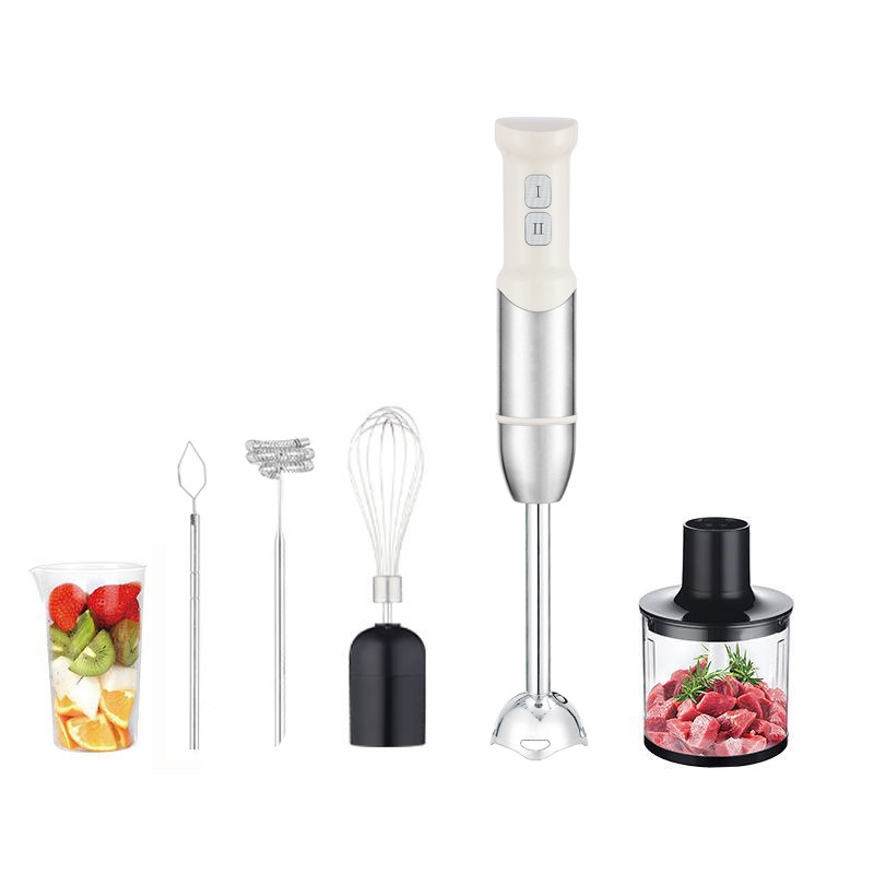 6 - en - 1 batidor eléctrico para bebés, máquina de alimentos suplementarios, varita de cocina de mano, máquina de puré de ajo, máquina de burbujas, batidor de leche, batidor de huevos