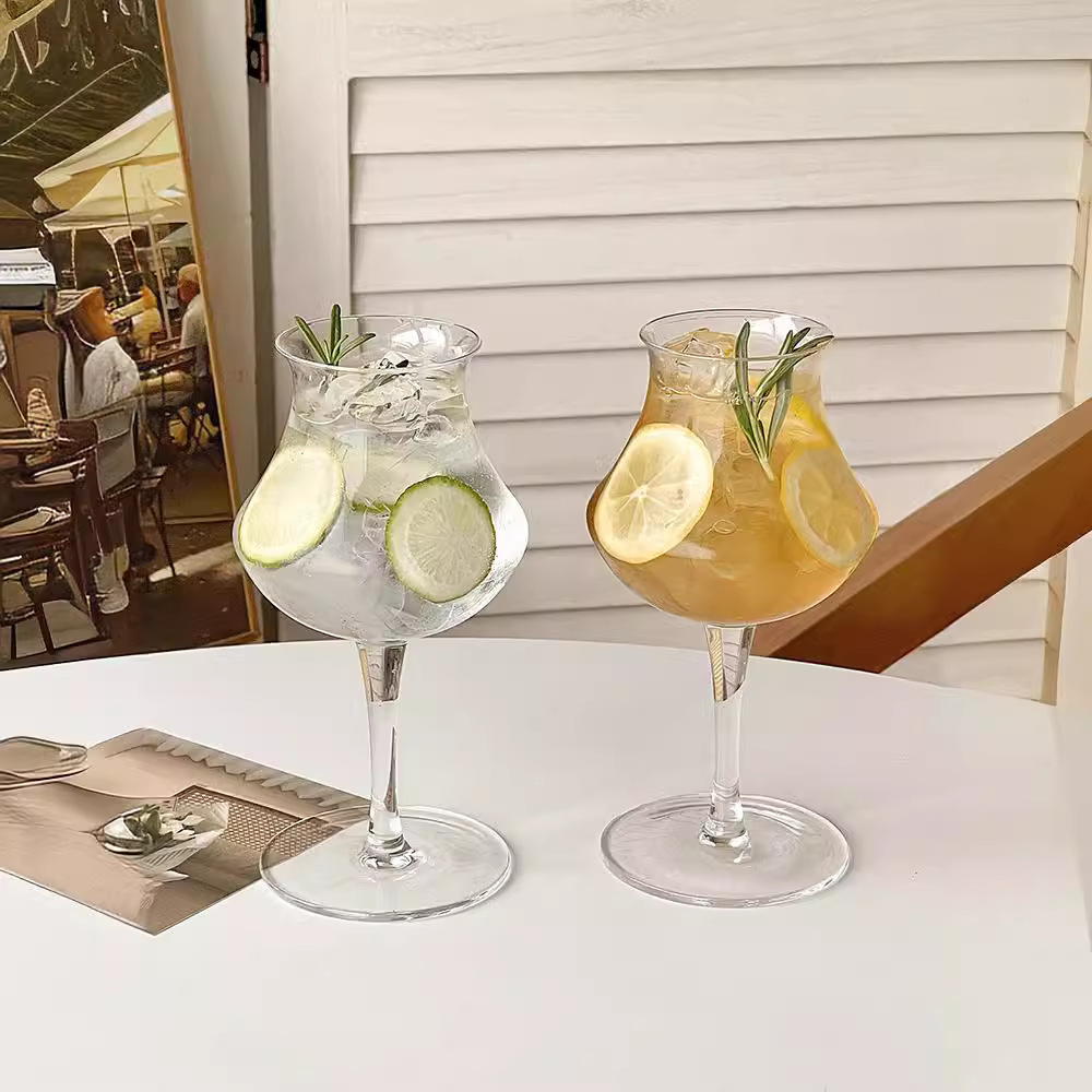 Creatividad en tazas de cóctel de boca inversa tazas de vinos personales tazas de café tazas de frutas tazas de té tazas de bebidas