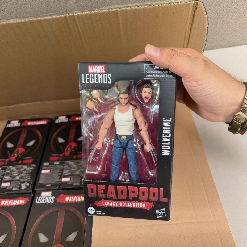 Domestic Wolverine Unicorn Deadpool White Vest Wolverine Action Figure Toy Color Box