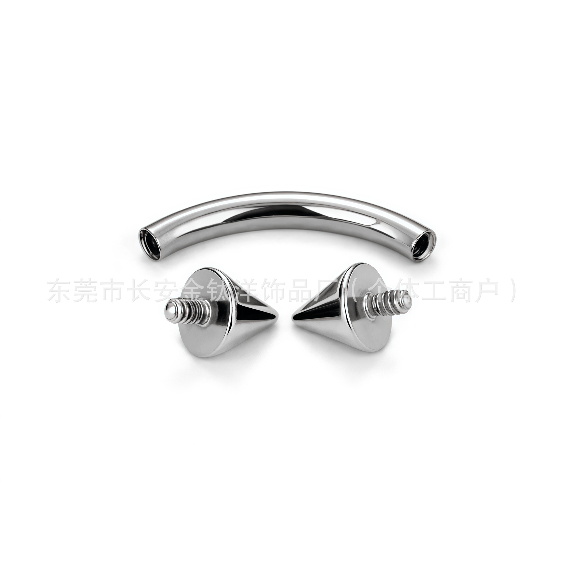 Labret piercing jewelry detail image
