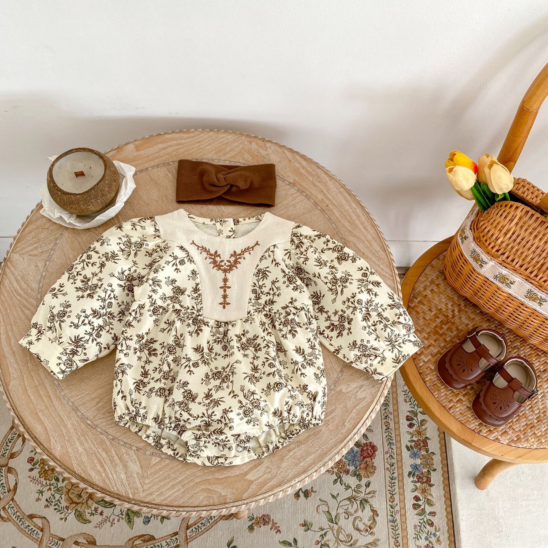 Clothing for infants young children aged 0-2 years old, long sleeved hoodie, 2024 spring and autumn printed patchwork_voghion.com