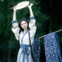宋制汉服女古装平民日常成人小个子古风田园风仙气采茶女2026新款