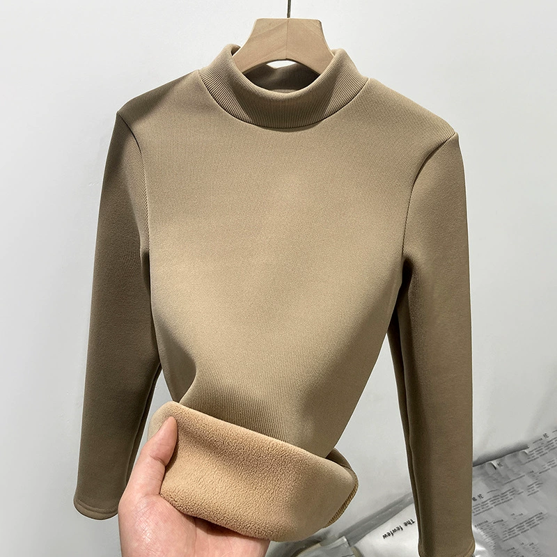 Knitted Sweater, Body-Friendly Long-Sleeve Turtleneck, Demi-Season Thermal Top