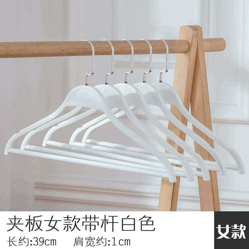 여성용 합판 화이트 벨트 로드 플랫 후크