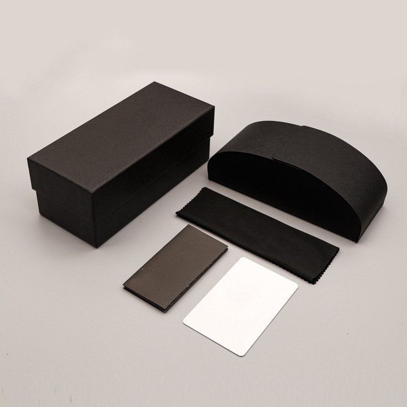 Brand Pujia Same Style Black Magnetic Sunglasses Case Storage Box, Compact and Stylish Design