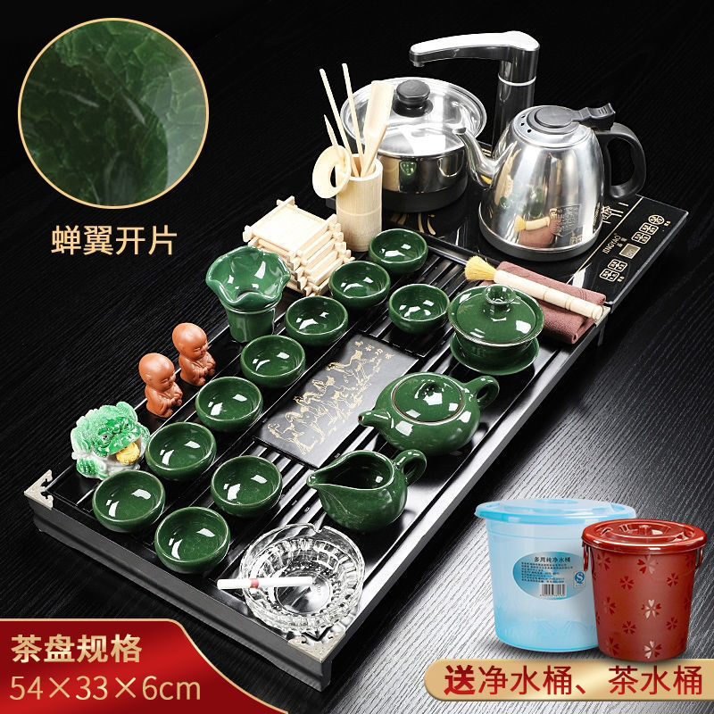 [에잇 호스 티 트레이 + 에메랄드 그린 아이스 크랙 티 세트] 인기 추천