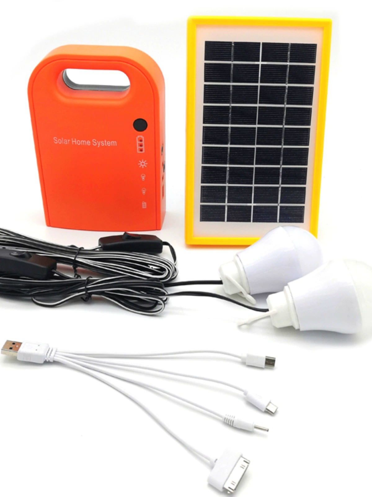 Бытовая солнечная панель, уличная ручная система генерации энергии, лампа, аккумулятор, зарядка мобильного телефона, литиевая батарея, освещение