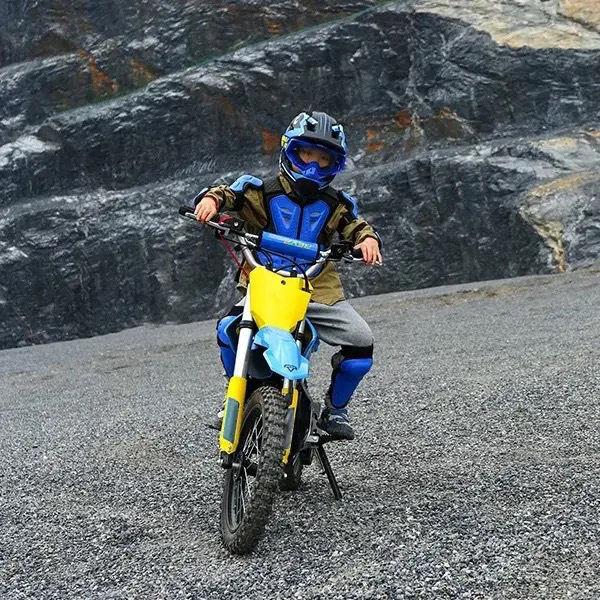 Foxboy Kidsren's Off-Road Electric Motorcycle Youth Electric Off-Road Is Suitable for Teenagers Aged 10-15 Years Old to Ride
