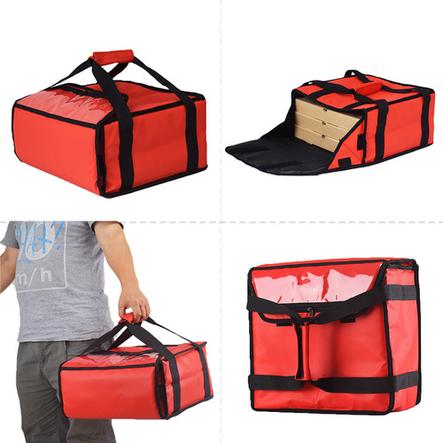 IYR712 18-inch New Fashion Outdoor Pizza Delivery Insulated Bag, Hand-held, Heat-insulating, Waterproof, Thick Pizza Outer Bag