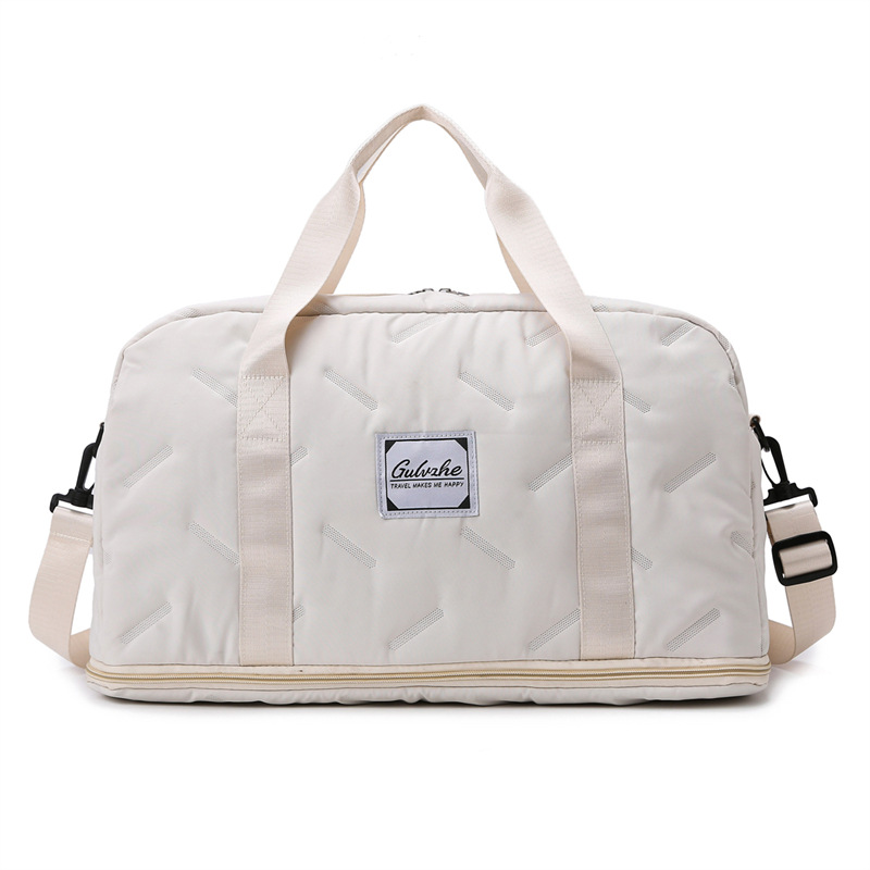 Nuevos productos de comercio exterior, bolsas de viaje de separación en seco y húmedo de gran capacidad, deportes al aire libre, se pueden usar con tirantes, bolsas de equipaje de viaje de corta distancia, marea