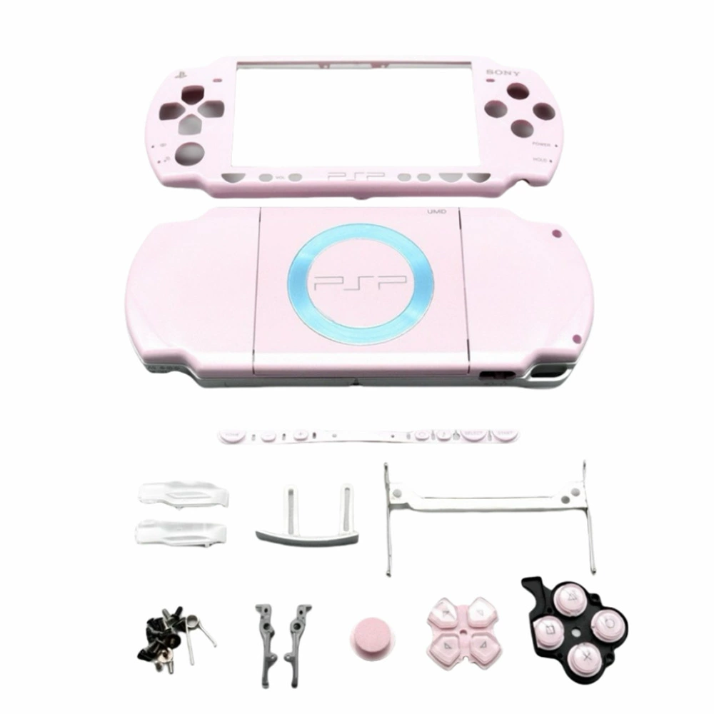 Корпус PSP2000, задняя крышка для портативной консоли PSP2000, комплект полного набора клавиш