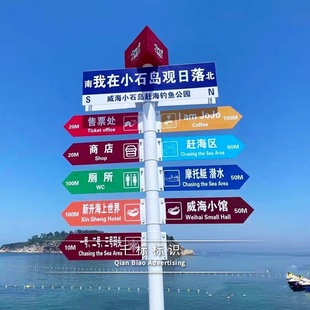 Outdoor Camping Ground Directional Signs, Popular Social Media Photo Spots, Landmark Guide Signs, Scenic Spots and Parks Standing Directional Signs, Street Signs