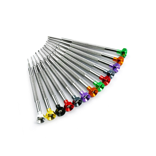 Colored cross screwdriver screwdriver watch glasses slotted screwdriver small cross screwdriver repair tool